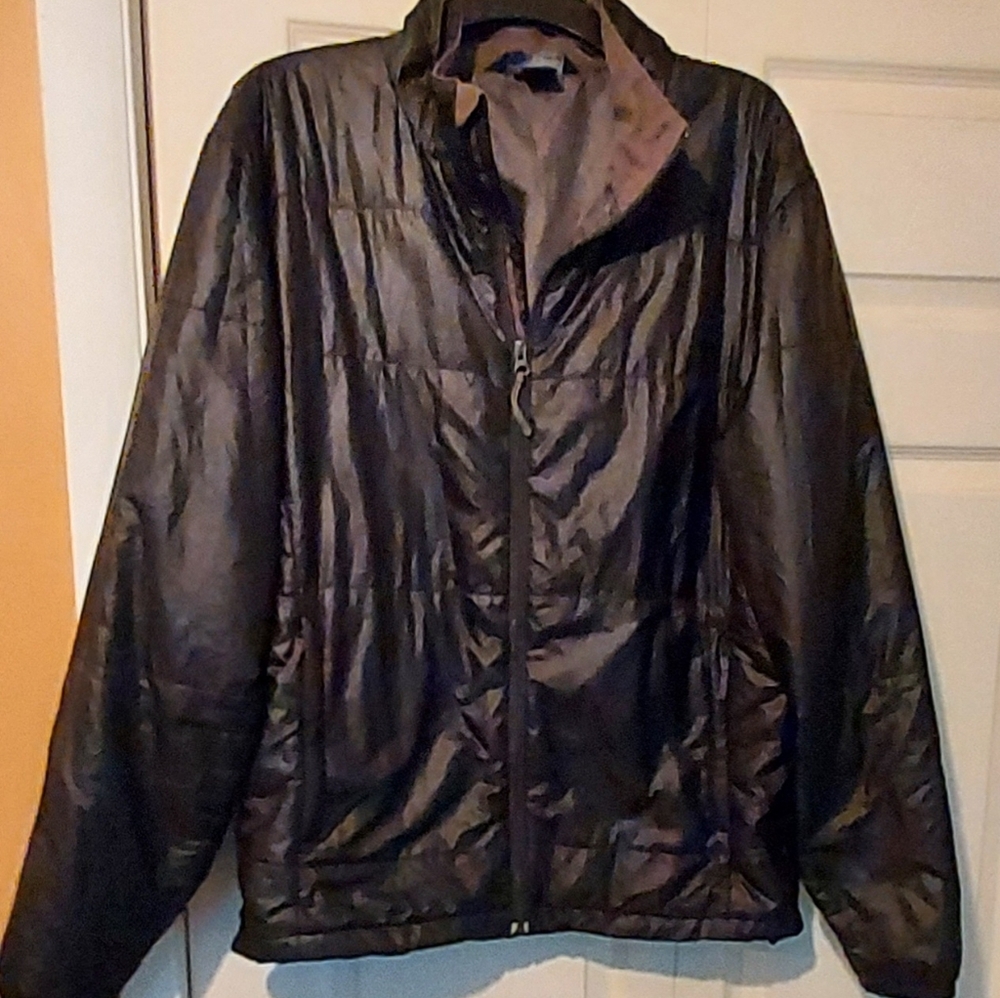 Cordillera Puffer Jacket Mens Large Primaloft Black Quilted  Full Zip Outdoors